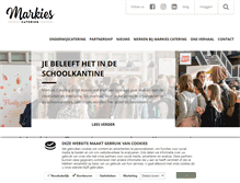Tablet Screenshot of markiescatering.nl